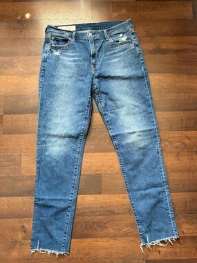 GAP Girlfriend Fit Blue Denim Jeans